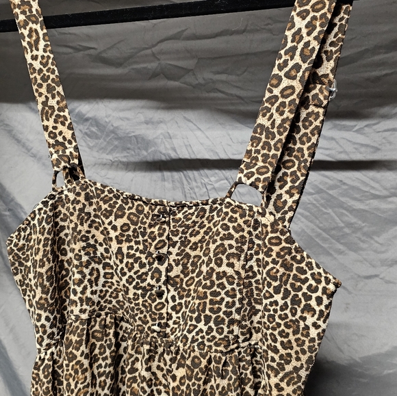 Wild Fable Leopard Print Jumper with Adjustable Straps size XL - Picture 2 of 5